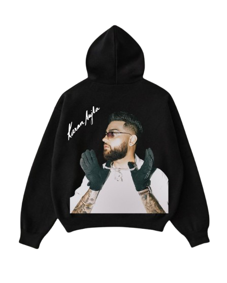 P-POP CULTURE Karan Aujla Graphic Hoodie