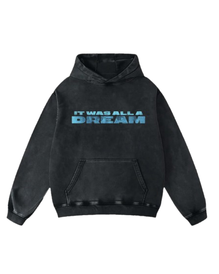 It Was All a Dream – Karan Aujla Premium Oversized Tour Graphic Hoodie