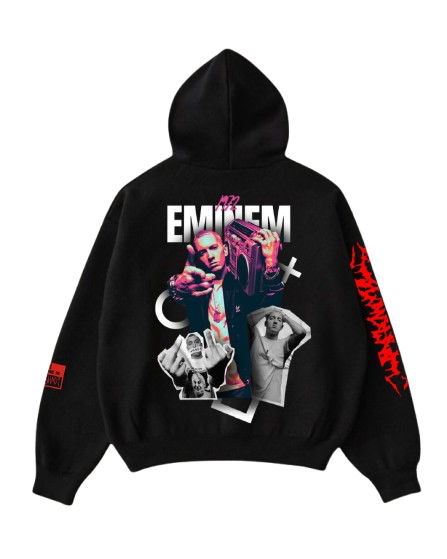 Eminem Vintage Graphic Hoodie – Oversized Streetwear Hoodie