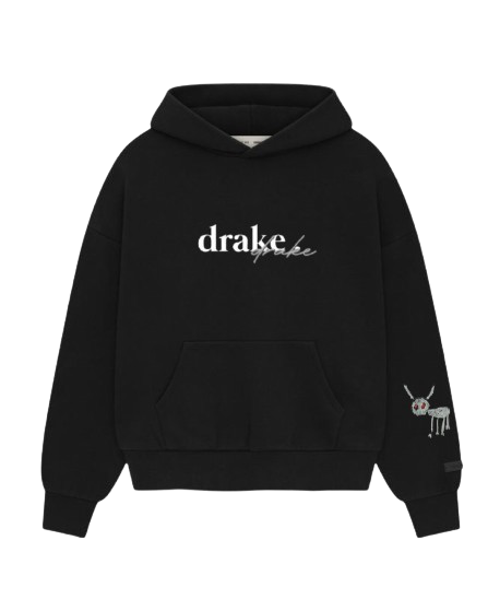 Drake Portrait Print Hoodie
