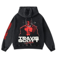 Limited Edition Utopia Inspired Red Graphic Oversized Hoodie