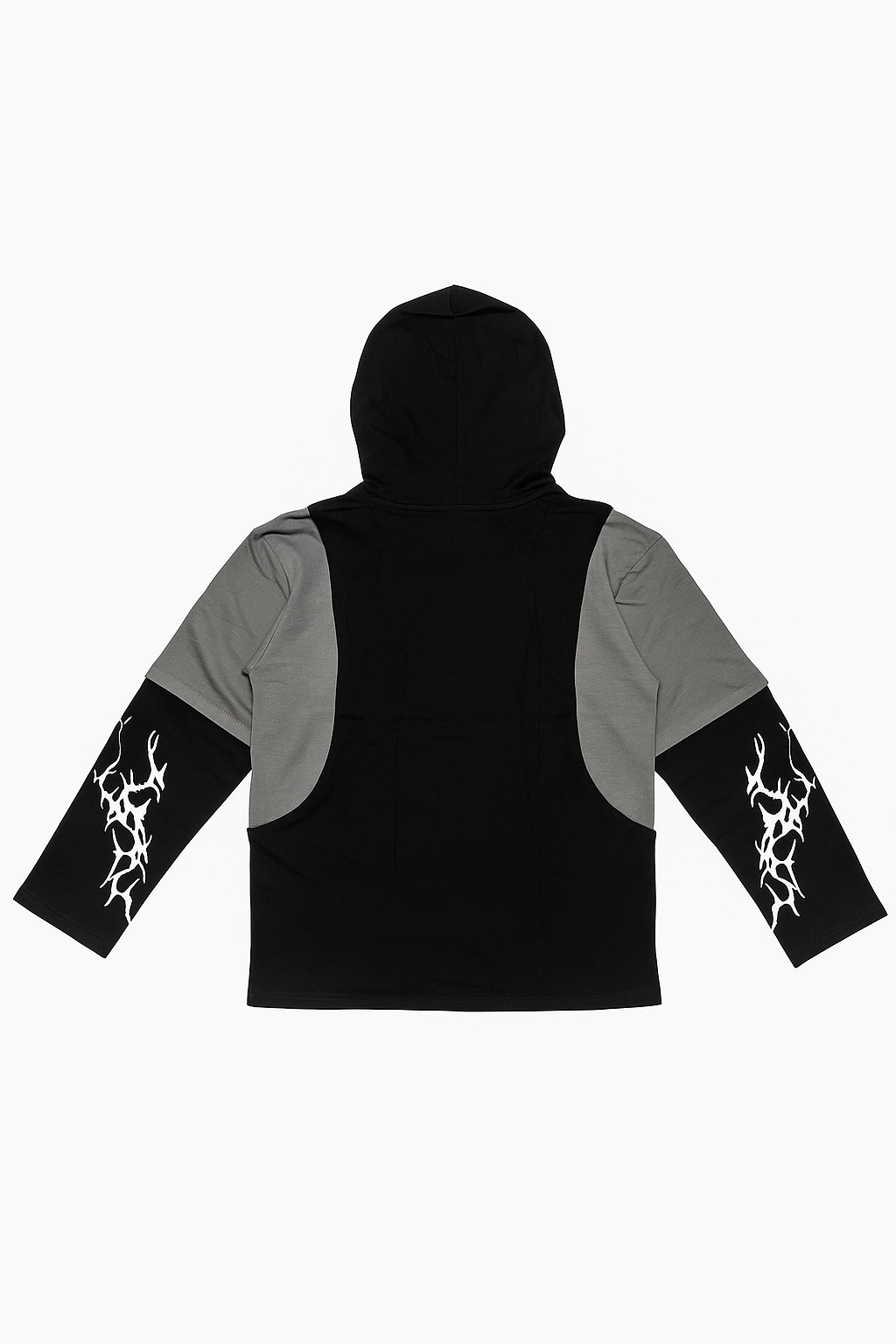 Tribal Clash Hoodie -three Layer hoodies (black hoodie)