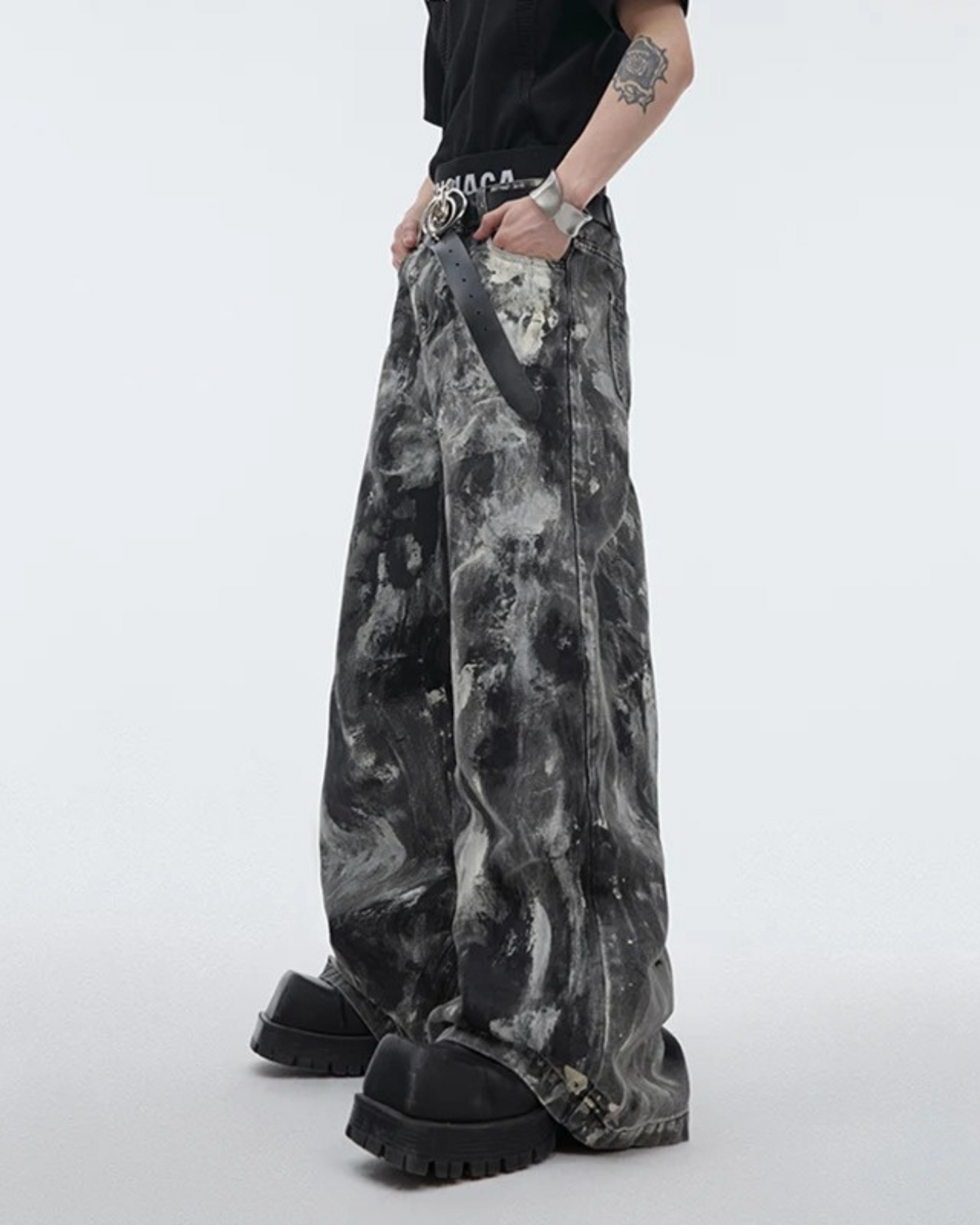 Phantom Flare Denim Pants