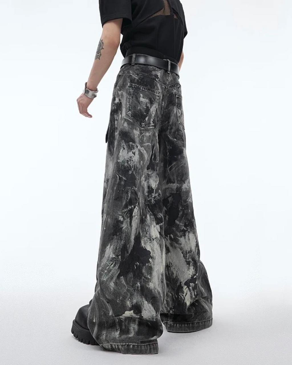 Phantom Flare Denim Pants