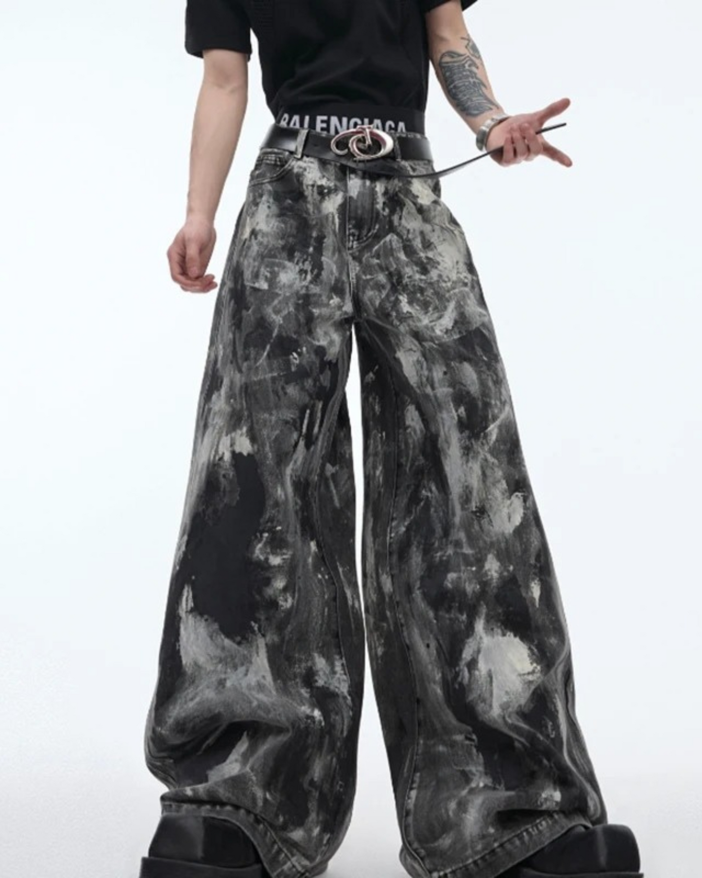 Phantom Flare Denim Pants