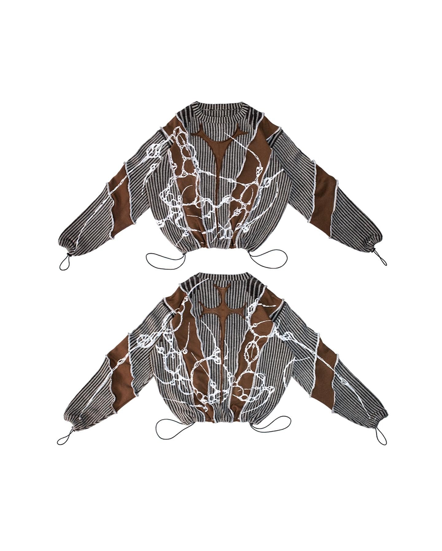 Gridlock Knit Sweatshirt