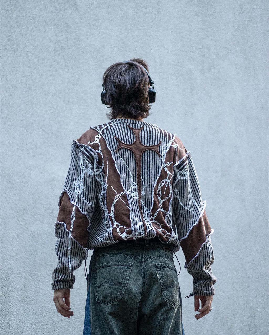 Gridlock Knit Sweatshirt