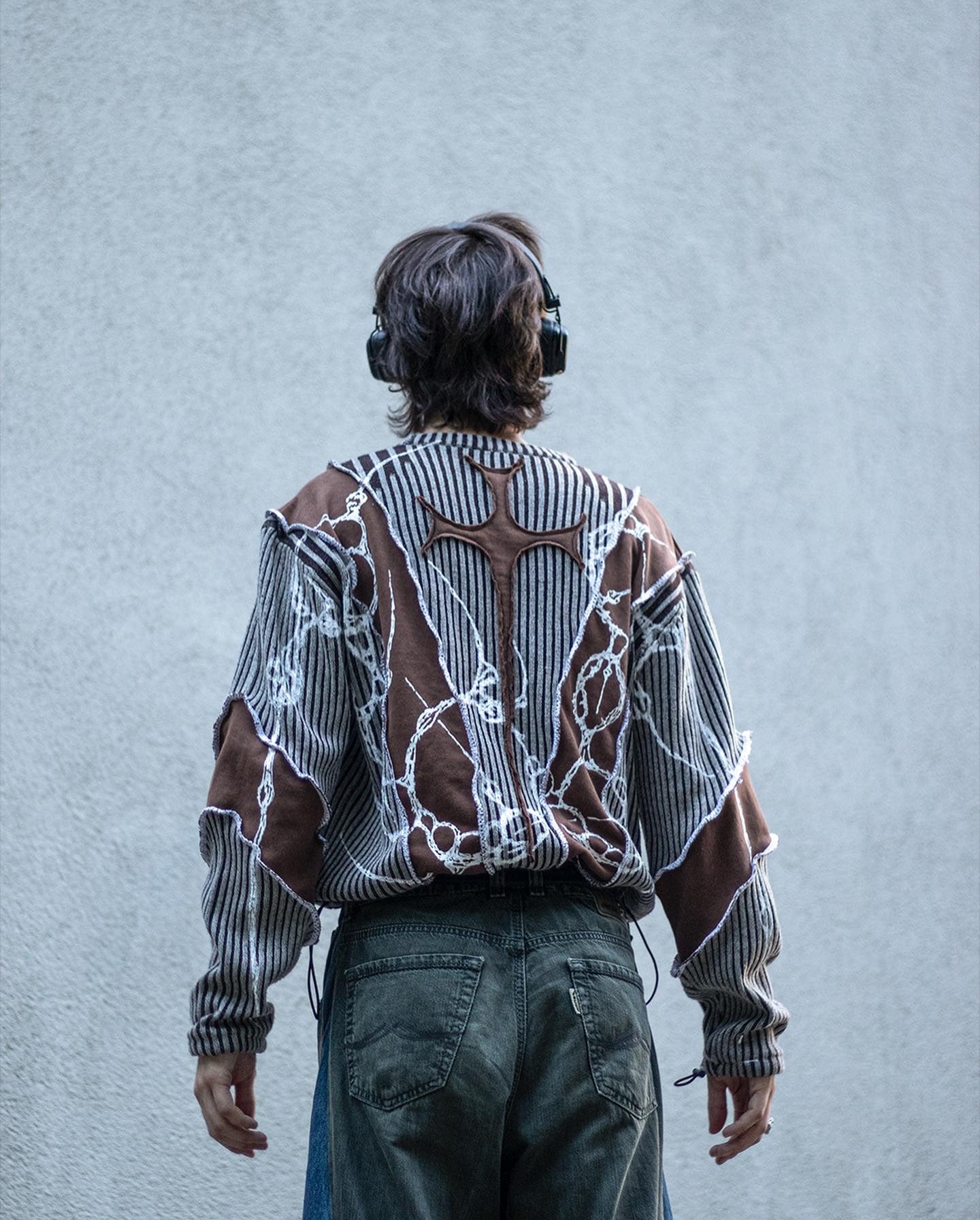 Gridlock Knit Sweatshirt